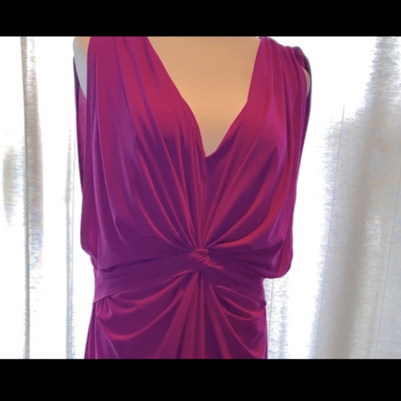 Trendy Fuchsia Midi Dress - Picture 6 of 11